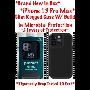 BNIB* iPhone 13 Pro Max Rugged Phone Case with Built-in Microbial Protection